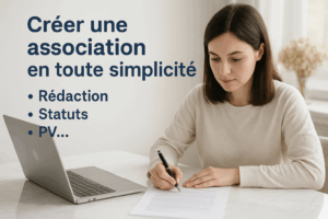 Bureau administratif organisé pour créer une association en toute simplicité.